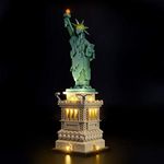 BRIKSMAX Led Lighting Kit for Architecture Statue of Liberty- Compatible with Lego 21042 - Not Include The Lego Set