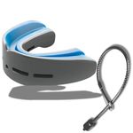 Shock Doctor Nano Double Mouth Guard, Carbon, Adult