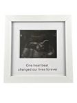 Ultrasound Picture Frame - Pregnancy Announcement, Baby Sonogram Keepsake, New Mom, Newborn Keepsake, Nursery Decor, Expecting Mother, Future Dad