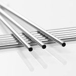 The Green Chapter Straws Stainless Steel Metal | Reusable Straw for Drinking | Dishwasher Safe | Non Toxic Gifts (4 Bent + 4 Straight + 2 Brushes)