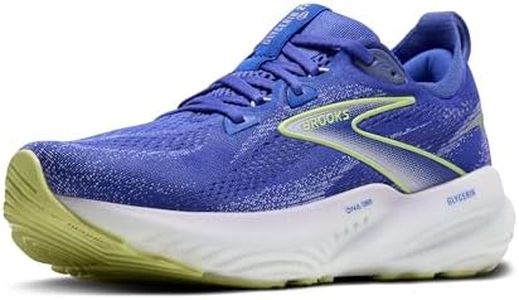 Brooks Women’s Glycerin 22 Neutral Running Shoe, Amparo Blue/Hyper Iris/Yellow, 9