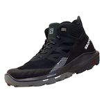 Salomon mens Outpulse Mid GTX Black/Ebony/Vanilla Ice Hiking Shoe - 9 UK (L41588800)