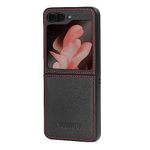 TORRO Phone Case Compatible with Samsung Galaxy Z Flip5 – Premium Leather Case with Microfibre Lining (Black)