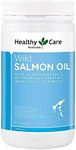 Healthy Care Salmon Oil Capsules - Premium Dietary Supplement for Heart, Brain, and Joint Health - Gluten & Sugar-Free - 90 Tablets