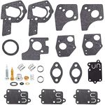 ZAMDOE 495606 494624 Carburetor Overhaul Kit Membrane Gasket Set for Briggs and Stratton 490533 495426 498298 692784 495951 80200 81200 82200 130202 112202 3 to 5 HP Horizontal Engines