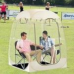 Sports Tent Instant Pop Up Tent Shelter with Sealed Floor Sun Shelter Clear Bubble Tent Sports Weather Pod Weatherproof Tent for Outdoor Watching Sport Events,Camping, Fishing (1~2 Person)