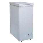 SIA White 36cm Compact Chest Freezer For Caravans, Mobile Home, Camper van, Boat