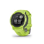 Garmin Instinct 2, Rugged GPS Smartwatch, Built-in Sports Apps and Health Monitoring, Ultratough Design Features, Lime