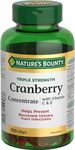 Nature's Bounty Cranberry Pills with Vitamin C Herbal Health Supplement, Helps Prevent Recurrent UTIs, 100 Softgels