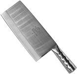 Mam Creations Heavy Duty Stainless Steel Chef's Chopper/Knife/Meat Cleaver 7''/3.5'