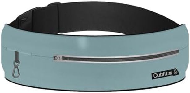 CUBITT Running Belt, Lightweigth water resistance waist pack. No bounce - Adjustable. For Men & Women. Super comfort & secure. Fit any cellphone