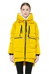 Orolay Women's Thickened Down Jacket , Yellow, L