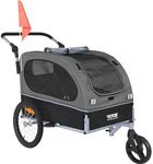 VEVOR Dog Bike Trailer, Supports up