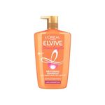 L’Oréal Paris Elvive Dream Lengths Shampoo XL for Long Damaged Hair, Nourishing & Strengthening to Prevent Hair Breakage, Enriched with Castor Oil, 1L