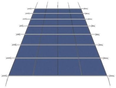 22 x 42 ft Pool Safety Cover for Rectangle Swimming Pool, Heavy Duty Mesh Pool Cover for Inground Pools,Installation Tools, Blue, Fits 20 x 40 ft Pools
