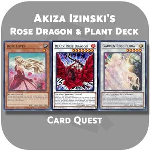 Generic Complete Custom Deck for Yu-Gi-Oh! 5D's - Akiza Izinski's Rose Dragon & Plant Synchro Deck