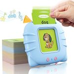 Urbane Chic® Talking Flash Card Learning Device Toy Early Learning 224 Words Sounds Music Playing Game - USB Rechargeable for Kids (1-6 Years) Toddlers Preschool Education