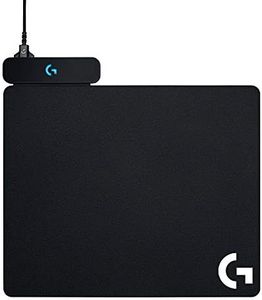 Logitech G POWERPLAY Wireless Charging Mouse Pad, Cloth and Hard Gaming Mouse Pad Included, USB-Connection, RGB Lighting, Compatible with G502 LIGHTSPEED, G PRO Wireless & SUPERLIGHT, G903, G703