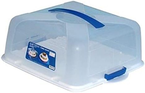 D.Line Clip Fresh Square Cake Saver Container 31cm x 12cm