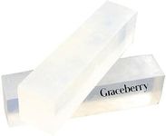 Graceberry Glycerin Soap 1KG, Transparent soap Base, Pure Organic Handmade Soap Bar, Glycerin Soap For All Skin Type (SLS, SLES and Paraben Free,(1 KG)