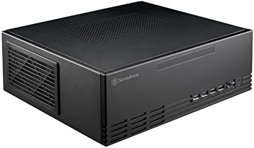 SilverStone Technology SST-ML11B - Milo Slim and Compact Micro ATX Case, Supports TFX Form Factor Power Supply