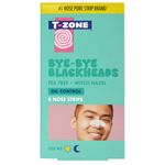 T-Zone Tea Tree & Witch Hazel Nose Pore Strips (6 Pieces) - Deep Cleansing Blackhead Remover Strips, Unclogs Pores, Removes Dirt & Oil, Tightens Skin for a Clearer Complexion