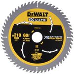 Dewalt DT99567-QZ DT99567-QZ-Hojas para Sierra Circular Estacionaria XR Extreme RUNTIME 210mm dia x 30mm 60D