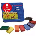 Stockmar Beeswax Block Crayons, Set of 8