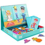 Toi Kids Magnet Toys Magnetic Jigsaw Puzzle Boxes for Kids Age 3-7,Preschool Tabletop Toy for Toddlers Kids,Promoting Hand-Eye Coordination (Dressing)