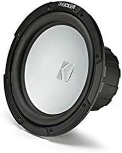 Kicker 45KMF104 10" 350w Peak/175w RMS Marine Boat Subwoofer Free Air Sub KMF12