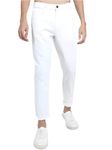 Ben Martin Men's Slim Fit Stretchable 30 Size White Cotton Denim Jeans Pant for Men, JJ3-12