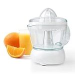 Ex-Pro 0.7L Electric Citrus Press Juicer Squeezer, 25W Motor, with Bi-Directional Twist, 2 x Interchangeable Cones, and Easy Pour Spout, for Lemon Grapefruit Orange Lime Juice Extractor