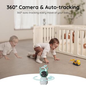Boifun 2K WiFi Baby Monitor – HD Video Camera with App Control