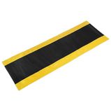 Nisorpa Anti Fatigue Mat,20"x 60" Standing Mat Work Mat with Yellow Border, PVC Foam Commercial Floor Mats for Garage Workbench Kitchen