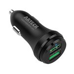 Car Charger, Arteck 40W 2 Quick Charge 3.0 USB Port Adapter with Dual QC 3.0, Compatible iPhone 15, 15 Pro, 15 Pro Max, 14, 14 Pro, iPhone 13, SE, 12, 12 Pro, 11, iPad, Samsung Galaxy Note And More