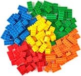 Best Blocks Big Blocks Set, Large Building Blocks for Ages 3 and Up, 100% Compatible with All Major Brands, Classic Colors, 151 Pieces