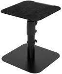 Monoprice Desktop Freestanding Speaker Stands Pair Adjustable with Cable Management, for Medium/Large Bookshelf Studio Monitor Speakers