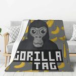 Gorilla Tag Blanket Super Soft Light Weight Cozy Warm Fluffy Plush Blanket for Bed Couch Living Room 40"x30"