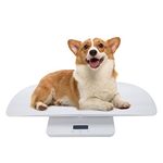 NORJIN Digital Pet Scale 220lbs, Multi-Function Digital Baby Scale with Height Tray 3 Weighing Modes(kg/oz/lb), Suitable for Infant, Baby, Puppies and Adult