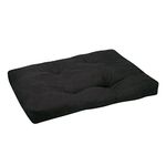 Gaiam Polyester 05-62075 Meditation Cushion Zabuton, 1 Count (Pack of 1), Black