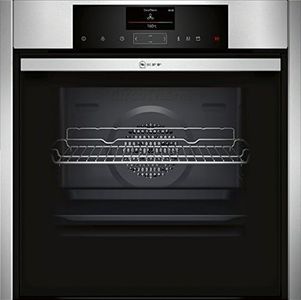 NEFF B45FS24N0 Einbau-Dampfbackofen N90 / 60 cm / 71 l / Edelstahl / A+ / Slide&Hide / FullSteam / EasyClean / 12 Betriebsarten