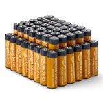 Amazon Basics 48-Pack AA Alkaline High-Performance Batteries, 1.5 Volt, 10-Year Shelf Life