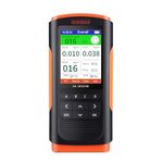 Air Quality Monitor Upgraded 8-in-1 Portable Air Detector Meter Air Pollution Level Test Real-time Detection of HCHO TVOC PM2.5/1.0/10 Temperature and Humidity AQI Tester