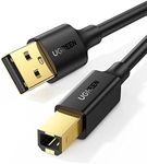 UGREEN USB Printer Cable - USB A to B Cable, 2.0 USB B Cable High-Speed Printer Cord Compatible with Hp, Canon, Brother, Samsung, Dell, Epson, Lexmark, Xerox, Piano, Dac, and More 10 FT