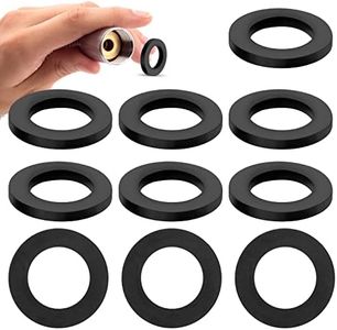 Prasacco 25 Pieces Shower Hose Washers, Rubber Hose Washer Tap Sealing Rings Shower Head Washers Rubber Washers Seals,1/2 Inch Hose Washer Seal for Shower Head and Hose Connecting