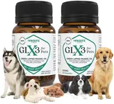 GLX3 Green Lipped Mussel Oil for Dogs | Joint & Hip Comfort Omega-3 Supplement | Ideal for All Dog Breeds and Ages | 2 Month Supply, 120 Soft Chews w/Natural Ingredients