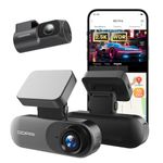 DDPAI Dual Channel Dash Cam for Car Front and Rear | 1600P Front + 1080P Rear Camera | F1.8 Aperture, Night Vision, 265° Wide Angle, G-Sensor, WiFi, Super Capacitor, Upto 256GB Storage