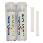 Bartovation Classroom Genetic Taste Testing Experiment Kit, PTC (Phenylthiourea) and Control Paper [Each Vial Contains 100 Strips]