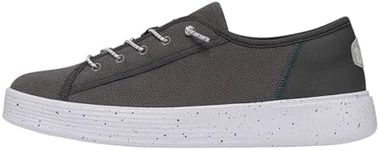 Hey Dude Men's Cody Sport Mesh Charcoal Size 9 | Men's Shoes | Men's Slip On Sneakers | Comfortable & Light-Weight