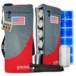 INTHEZONE Frostbox Golf Bag Cooler with Ice Pack, Golf Accessories for Men, Golf Cooler Bag Sleeve, Insulated Golf Cooler, Great Golf Gifts for Men, Golf Bag Cooler Sleeve, Red & Gray